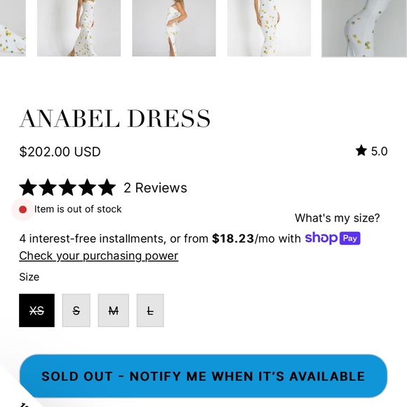 XS INDAH ANABEL DRESS - worn once! - Picture 5 of 5